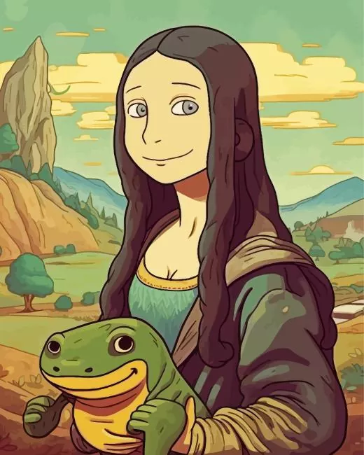 Mona Lisa by Studio Ghibli Diamond Paints Mona Lisa by Studio Ghibli Diamond Painting