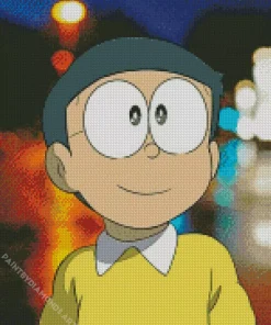 Nobi Nobita Character Diamond Painting