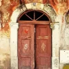 Old Brown Door Diamond Painting