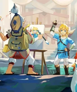 Pikango Botw Painter Diamond Painting