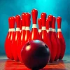 Red Bowling Pins And Ball Diamond Painting