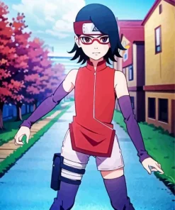 Sarada Uchiha Diamond Painting