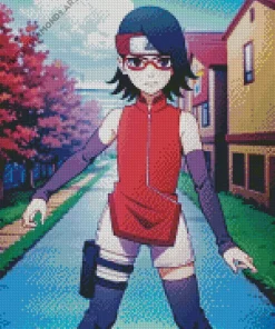 Sarada Uchiha Diamond Painting