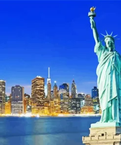 Statue of Liberty Diamond Painting