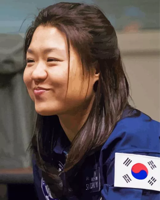 Yi So yeon astronaut Diamond With Numbers Yi So Yeon Astronaut Diamond Painting