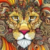 Abstract Lion Animal Diamond Painting