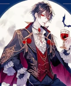 Anime Boy Vampire Diamond Painting