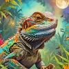 Bearded Dragon Diamond Painting
