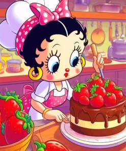 Betty Boop Baking Diamond Painting