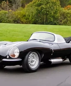 Black Jaguar XKSS Diamond Painting