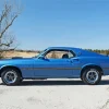 Blue 60s Ford Mustang Diamond Painting