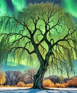 Borealis Tree Diamond Painting