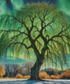 Borealis Tree Diamond Painting