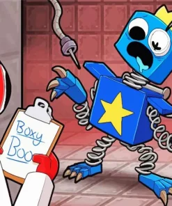 Boxy Blue Diamond Painting