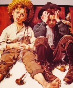 Boys Smoking Art Diamond Painting