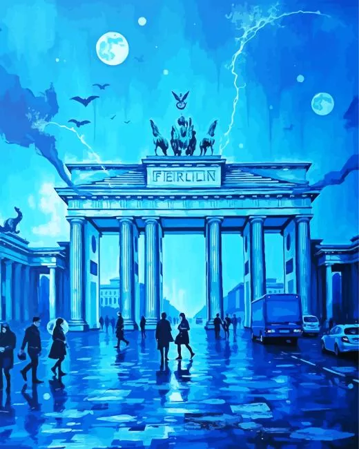 brandenburg gate art Diamond Paints Brandenburg Gate Diamond Painting