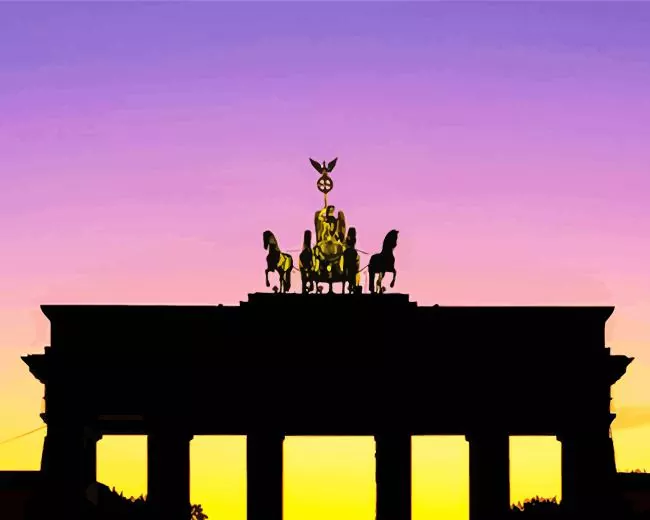 brandenburg gate silhouette Diamond Dotz Brandenburg Gate Silhouette Diamond Painting