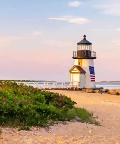 Brant Point Lighthouse Diamond Painting