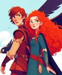 Brave Merida Boyfriend Diamond Painting