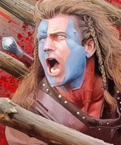 Braveheart William Face Diamond Painting