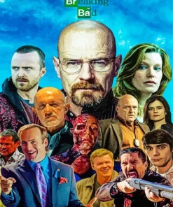 Breaking Bad Characters Diamond Painting