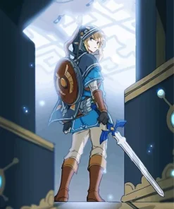 Breath Of The Wild Link Diamond Painting