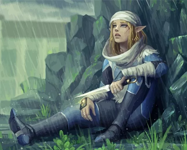 breath of the wild sheik Diamond Paintings Breath Of The Wild Sheik Diamond Painting
