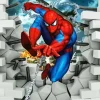 Brick Wall Spider Man Diamond Painting