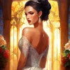Bride In A Wedding Dress Diamond Painting