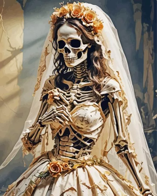 bride of chucky Diamond With Numbers Bride of Chucky Diamond Painting