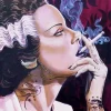 Bride Of Frankenstein Smoking Diamond Painting