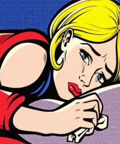 Broken Girl Crying Diamond Painting