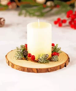 Christmas Candle Diamond Painting