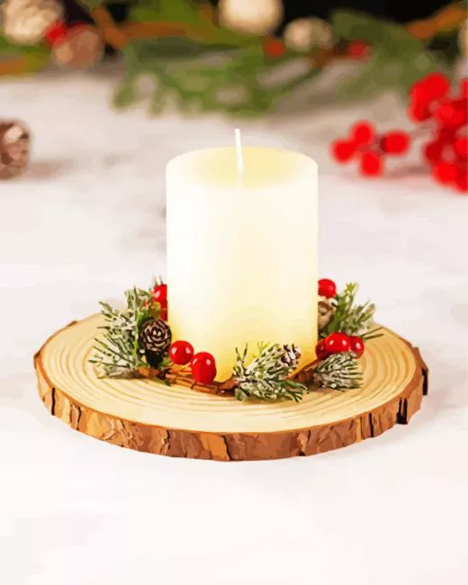 christmas candle Diamond Dotz Christmas Candle Diamond Painting