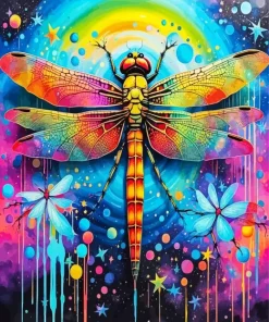 Colorful Dragonfly Diamond Painting