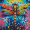 Colorful Dragonfly Diamond Painting