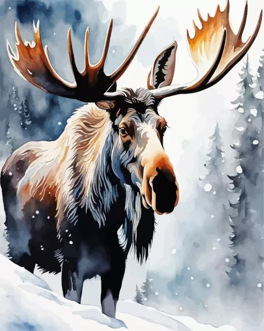 cool moose Diamond Dotz Cool Moose Diamond Painting