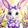 Cute Bunny Diamond Painting