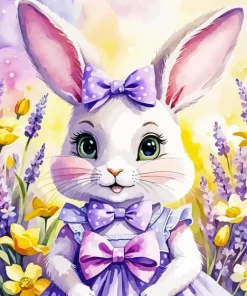 Cute Bunny Diamond Painting