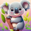 Cute Koala Art Diamond Painting