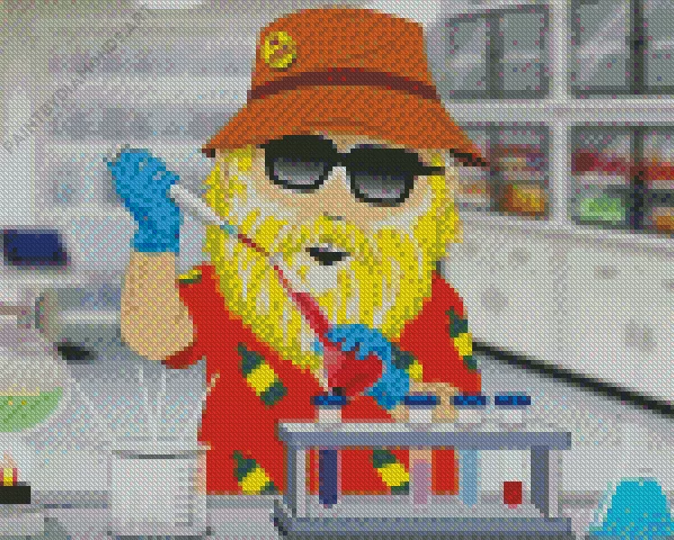 dr kenny mccormick art Diamond With Numbers Dr Kenny Mccormick Art Diamond Painting