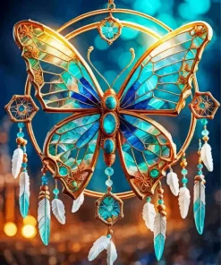 Dream Catcher Butterfly Diamond Painting
