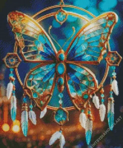 Dream Catcher Butterfly Diamond Painting