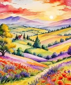 Dreamy Landscape Art Diamond Painting