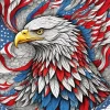 Eagle American Flag Diamond Painting