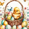 Easter Chick Art Diamond Painting