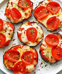 Eggplant Pizza Diamond Painting