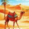 Egyptian Camel Art Diamond Painting