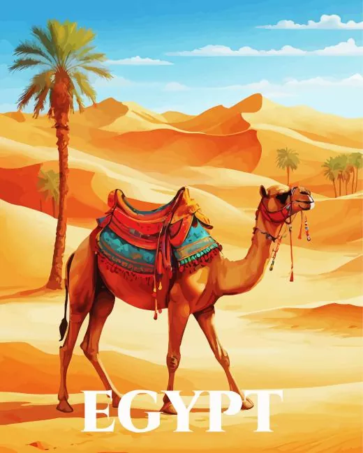 egyptian camel art Diamond Dotz Egyptian Camel Art Diamond Painting