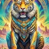 Egyptian Tiger Diamond Painting